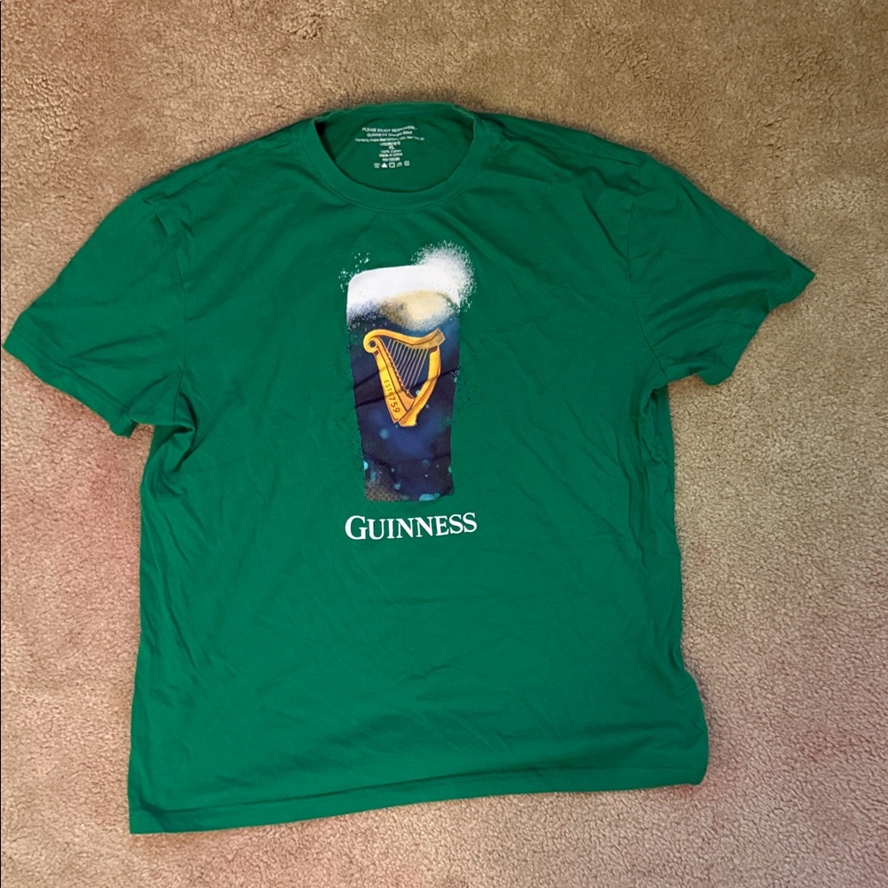 Guinness Emerald Green Short Sleeve Tee
